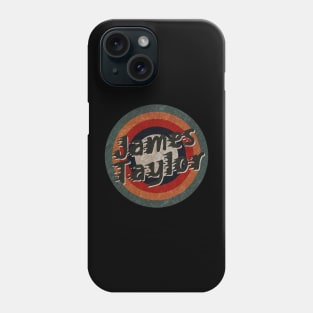 Retro Color Typography Faded Style james Taylor Phone Case