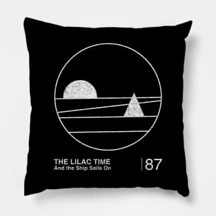 The Lilac Time / Minimalist Graphic Fan Artwork Design Pillow