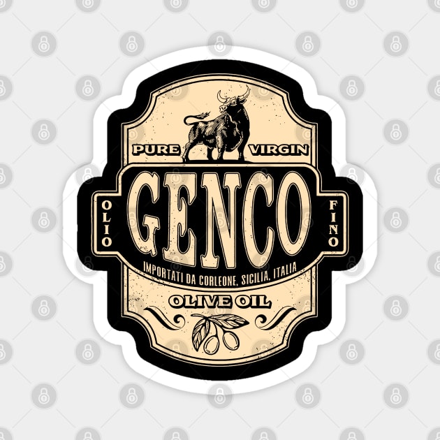 Genco Olive Oil Magnet by Talkad