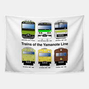 Trains of the Yamanote Line Tapestry