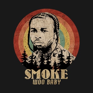 Retro Sunset Smoke Woo Baby T-Shirt