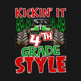 Kickin it 4th Grade Back to School Teacher T-Shirt