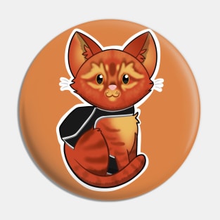 Orange cat Pin