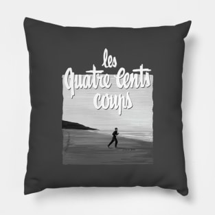 Francois Truffaut - 400 Blows / 400 Coups Illustration Pillow