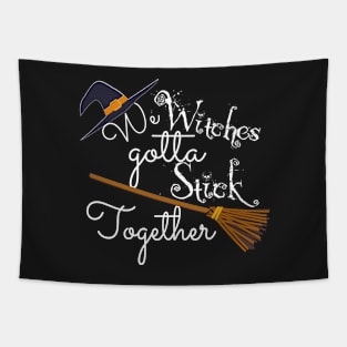 Funny Halloween Hocus Pocus Witch Design Tapestry