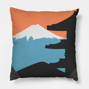 Mt Fugi design Pillow