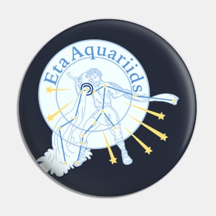 Eta Aquariids Meteor Shower Badge Pin