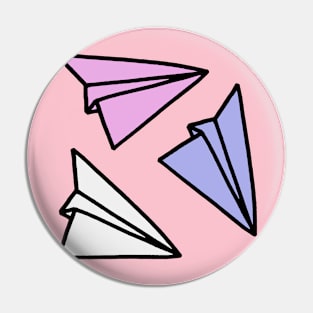 Paper Planes Pin