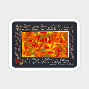 Red & yellow - 1 Magnet