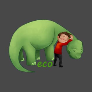 Hug A Friend! - Bronto With Boy Edition T-Shirt