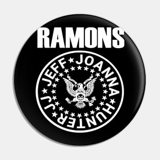 The Ramons Shirt Design Pin