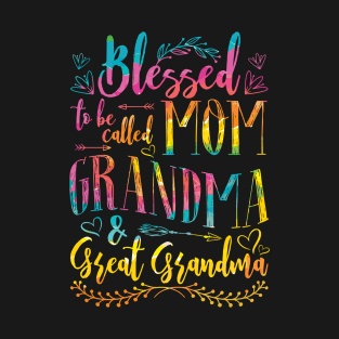 Blessed to be called Grandma and Great Grandma T-Shirt