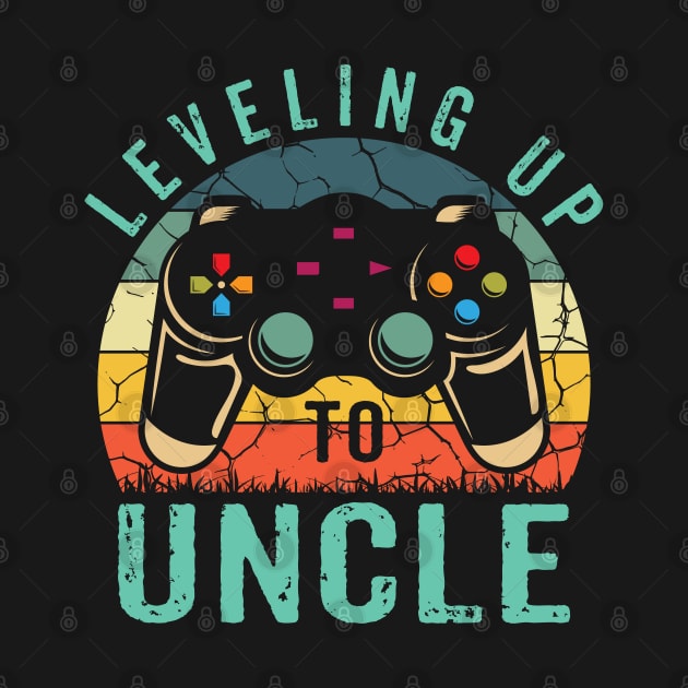 Leveling Up To Uncle Shirt Promoted To Uncle Video Gamer Men by Sowrav