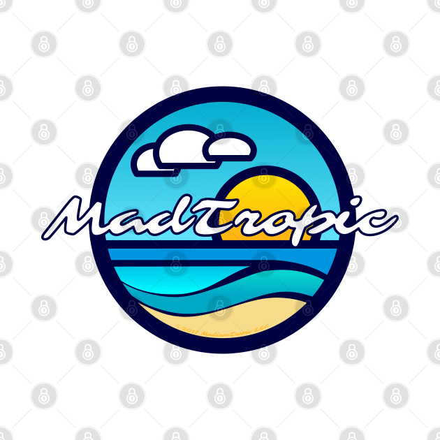 Beach Glass Logo - navy by MadTropic