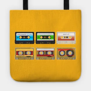 Сompact audio cassettes collection Tote