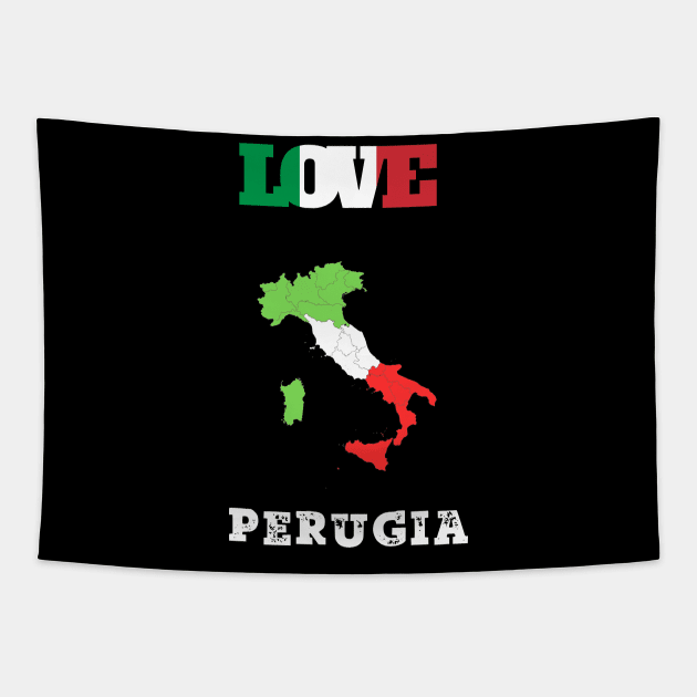 perugia shirt - maglietta perugia Umbria t shirt Perugia italian italy Tapestry by vaporgraphic