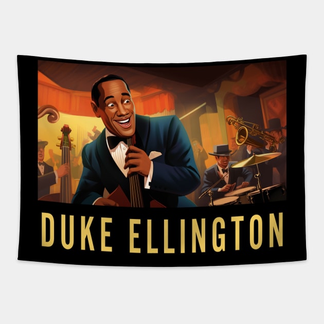 Duke Ellington Tapestry by UrbanLifeApparel