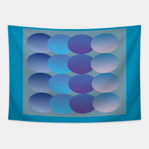 Oval gradient design Tapestry by PandLCreations