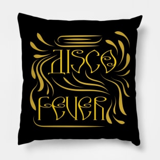 Unique Lettering T-Shirt Design Pillow