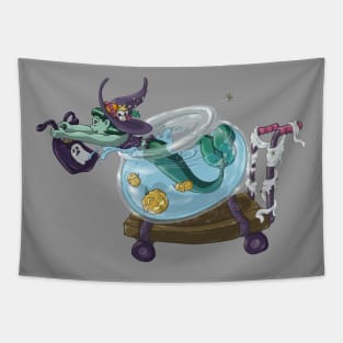 Trick or Treat Mermaid Tapestry