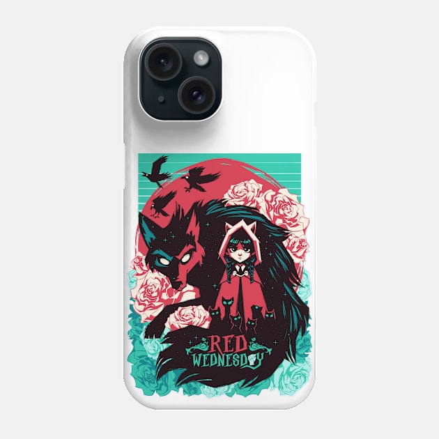 CatSoki Wednesday Addams version 2 Phone Case by CatSoki