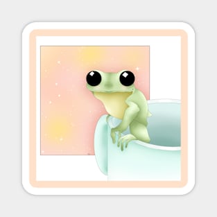 frog in a mug Magnet