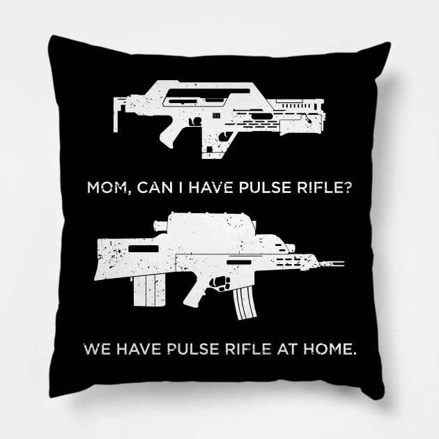 Pulse Rifle at Home Pillow by CCDesign