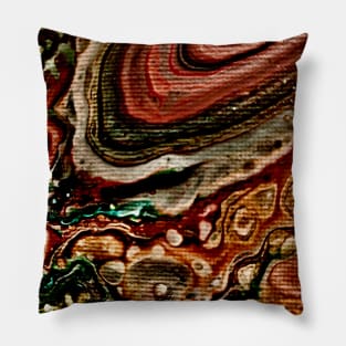 Abstract pouring art Pillow