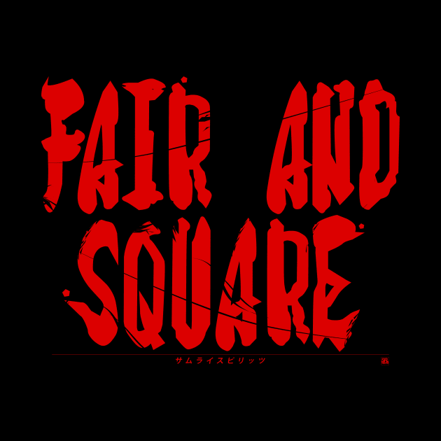 [SAMSHO] FAIR AND SQUARE RED by PRWear