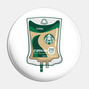 Chilled Coffee Drink IV Bag for medical and nursing students, nurses, doctors, and health workers who are coffee lovers Pin