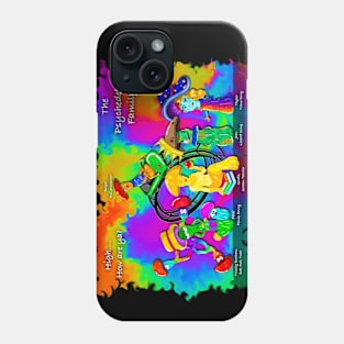 The Psychedelic Family, magic mushrooms Phone Case