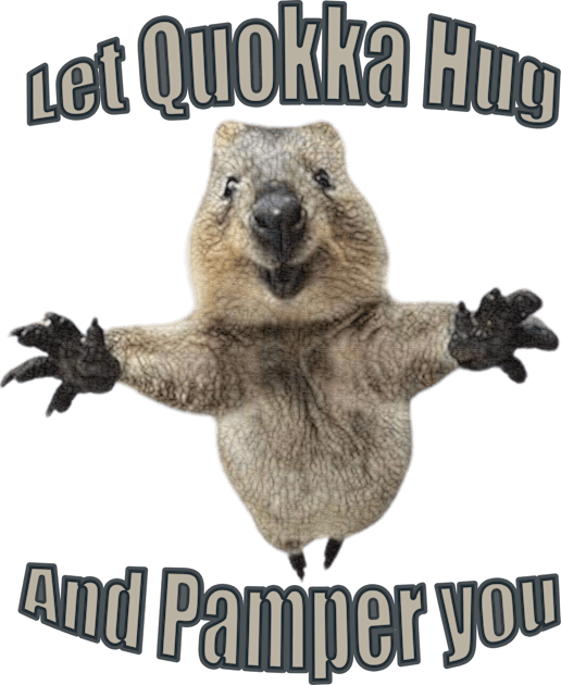 Hugging Quokka Kids T-Shirt by Twrinkle