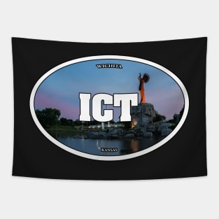 Wichita Keeper Travel Sticker Tapestry