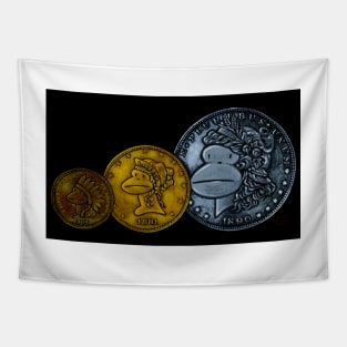 Famous Ape Coins Tapestry