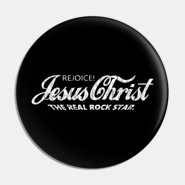 Jesus Christ The Real Rock Star 1974 Pin by vender