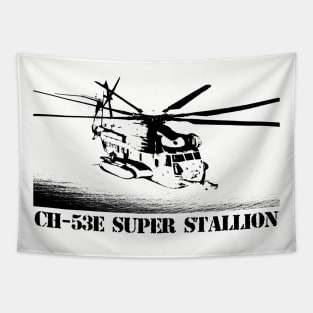 CH53E helicopter Tapestry