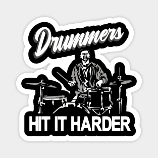 Drummers hit it harder Drumsticks Magnet