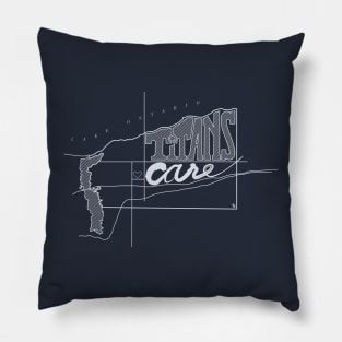 Titans Care - Webster map Pillow