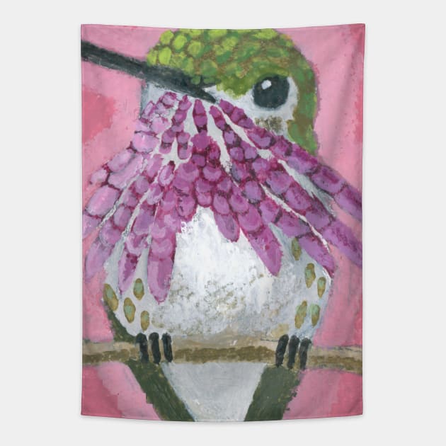 Calliope Hummingbird Tapestry by SugarDrake