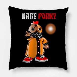 baby punky pointed at you Pillow