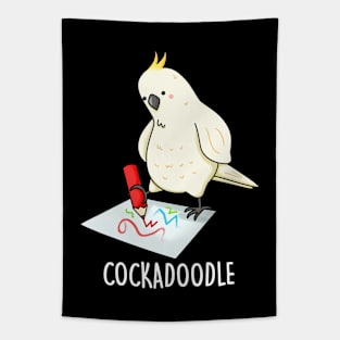 Cockadoodle Animal Pun Tapestry