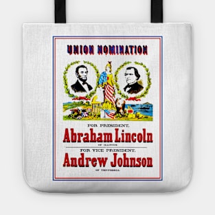 Lincoln Vintage Restored Presidential Election Poster Tote