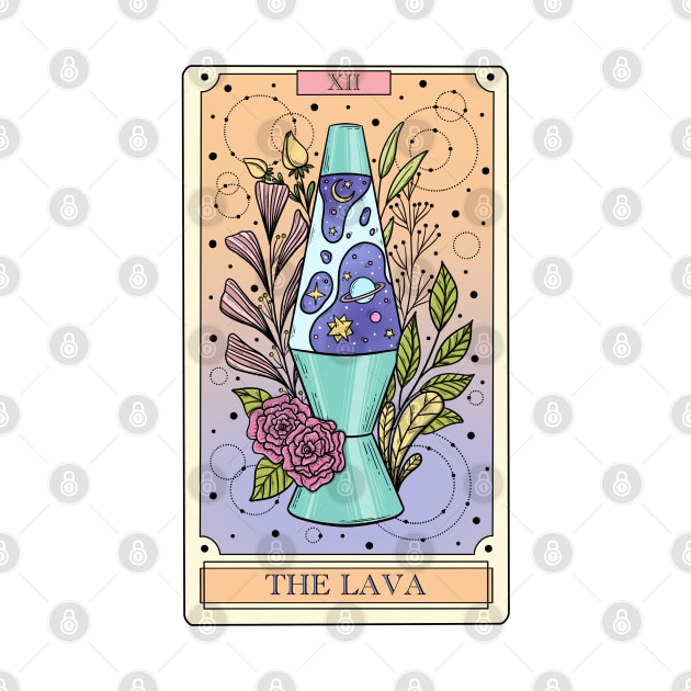 The Lava - Tarot Card by Nightly Crafter