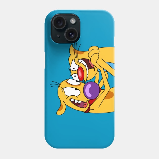 BFF Catdog Phone Case by cariespositodesign