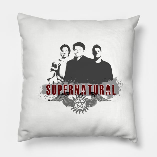 Spn fanart Pillow by kurticide