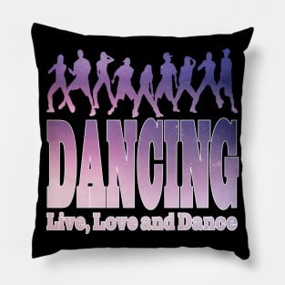 Dancing Shirt for Women Dancing Gifts for Dancers Women Men Kids Pillow