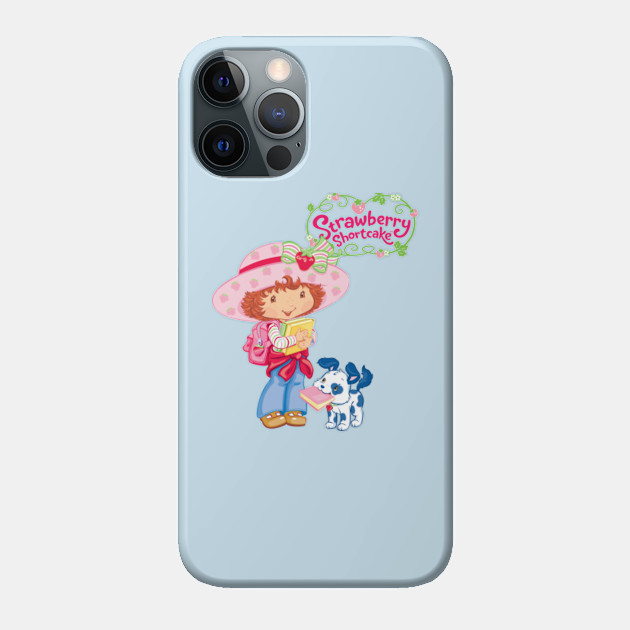 strawberry shortcake and dog - Strawberry Shortcake - Phone Case