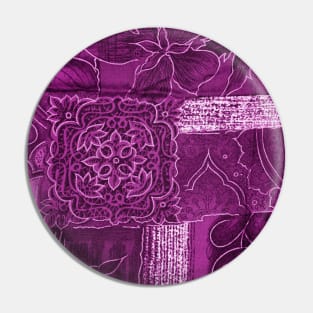 Purple Abstract Tapestry Pattern Art Print Pattern Design Pin