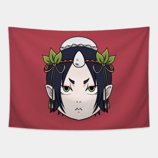 Hozuki coolheadedness head shot Tapestry