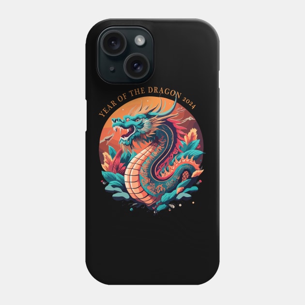 Chinese New Year- Year of the Dragon 2024 Phone Case by IceTees